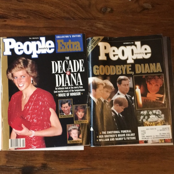 Princess Diana media collection paperbacks & magazines vintage 1990s - Picture 5 of 14